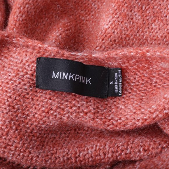 Mink Pink Heather Curious Rollback Sweater - Picture 6 of 7